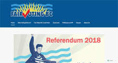 Desktop Screenshot of fairvotingbc.com