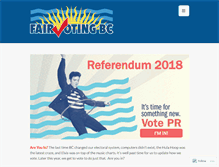 Tablet Screenshot of fairvotingbc.com
